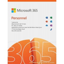 Microsoft 365 Personnel 2024 - 1 an - Appareils illimités (PC / Mac / iOS / Android)