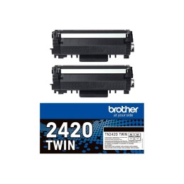 Brother TN2420 TWIN-pack black toners BK 3000pages/cartridge