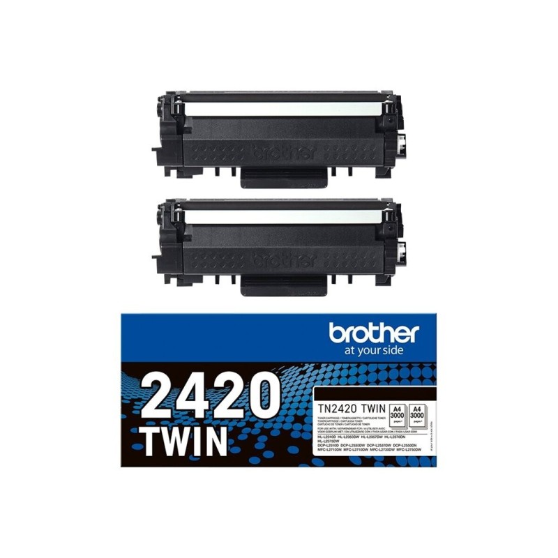 Brother TN2420 TWIN-pack black toners BK 3000pages/cartridge