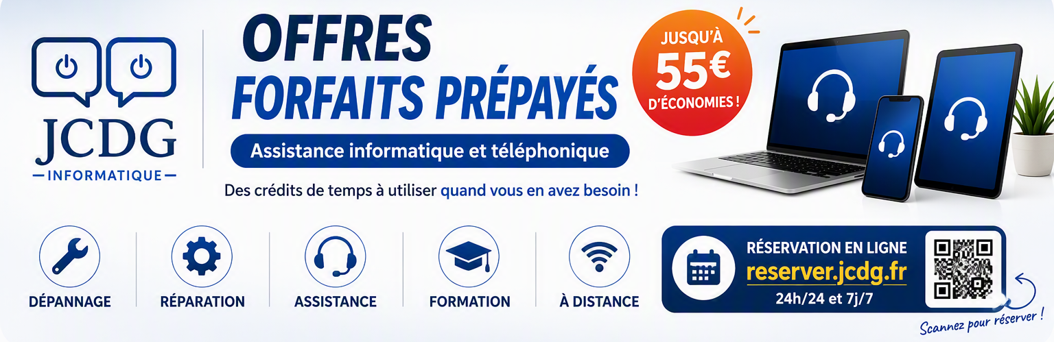 Offres Forfaits Prépayés JCDG Informatique